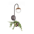 Arandela com Suporte para Planta e Globo Ø12cm 23x12x51cm 1xG9 Old Artisan AR-5433/A