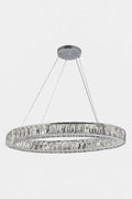 Pendente Retangular Metal e Cristal 80x33cm 12xG9 Old Artisan PD-4934/12